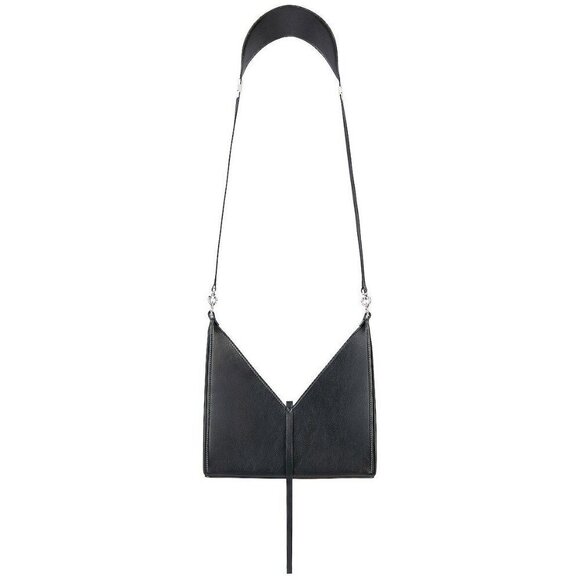 Givenchy Small Cut Out Bag in Black Leather Unisex Shoulder Handbag Purse - Picture 2 of 16